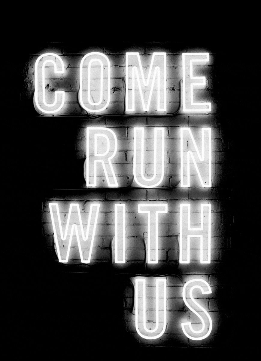 come run with us gif